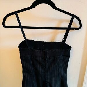 Dolce & Gabbana Pinstripe Square Neckline Corset Top
